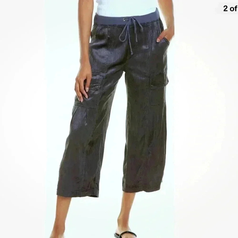 Xcvi smell gaucho pants ribbed rayon